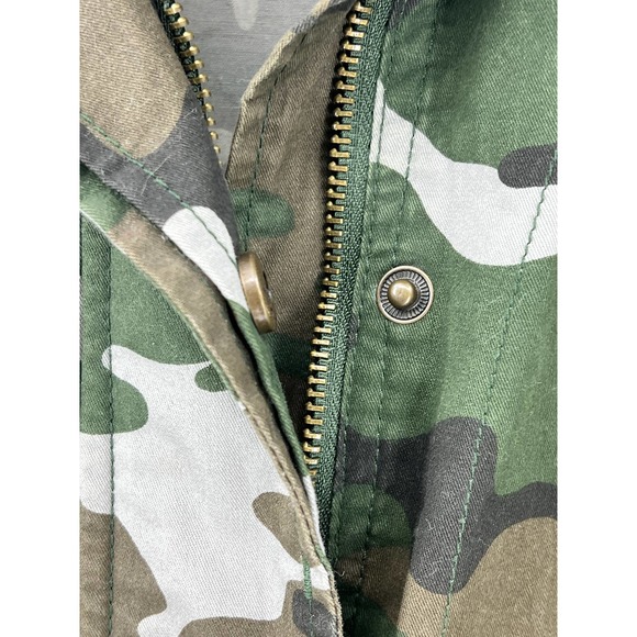 Love Tree Camo Jacket 100% Cotton Full Zip Women's Size Small - Picture 8 of 10